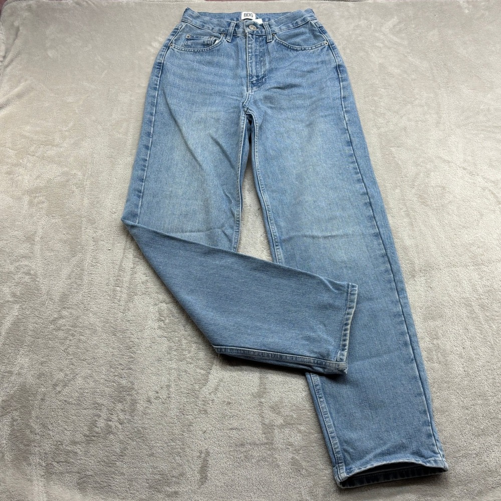 BDG High-Rise Baggy Jeans Women 25 Wide Leg 100% Cotton Skater Y2K Grunge Denim